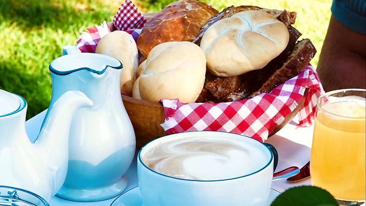 Frühstücken im Grünen