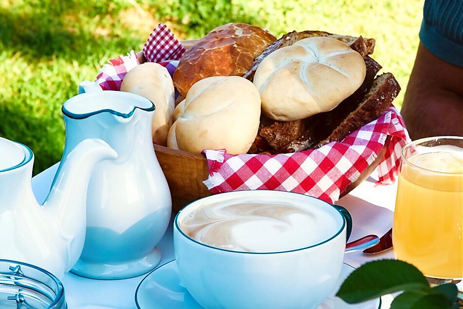 Frühstücken im Grünen