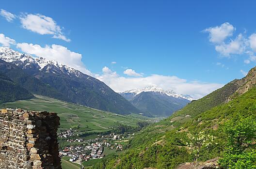 Wandern im Vinschgau mit Ausblick